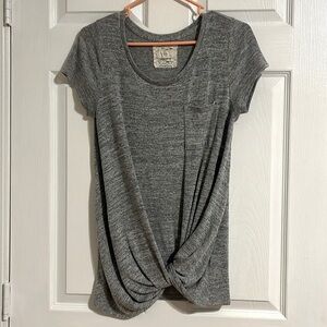 Gray terry cloth tshirt